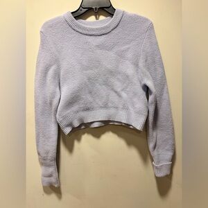 Zara Light Purple Women's Turtleneck Sweater